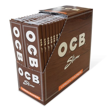 OCB VIRGIN UNBLCH KING SIZE SLIM PAPERS -