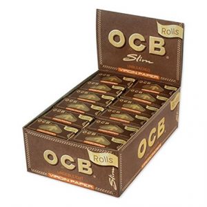OCB UNBLEACHED VIRGIN SLIM ROLLS -