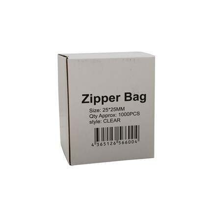 25 X 25MM CLEAR BAGS - 1000PCS