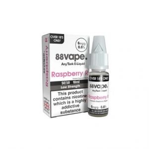 88 VAPE ANYTANK - RASPBERRY RIPPLE 6MG 50/50 MIX