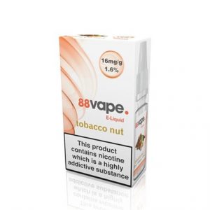 88VAPE E-LIQUID 16MG TOBACCO NUT 10ML
