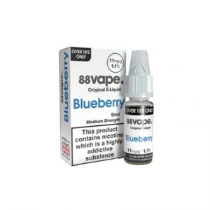 88 VAPE E-LIQUID 11MG FRESH BLUEBERRY 10ML
