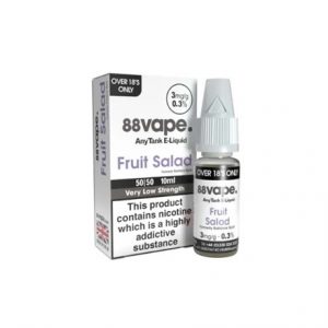 88 VAPE ANYTANK - 3MG RAINBOW BURST - 10ML