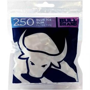 BULL BRAND - BLUE ICE SLIM FILTER TIPS - 250