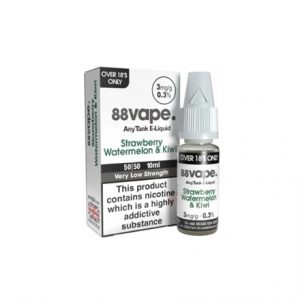 88 VAPE ANYTANK -3MG STRAWBERRY KIWI WMELON - 10ML