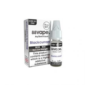 88 VAPE ANYTANK - 3MG BLACKCURRANT - 10ML