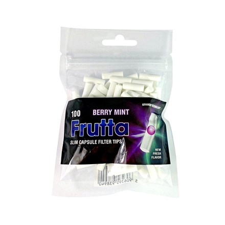 FRUTTA - CAPSULE FILTER TIPS - BERRY MINT-100 PACK