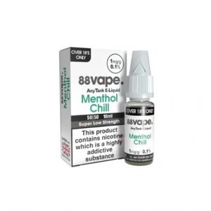 88 VAPE ANYTANK - 1MG MENTHOL CHILL - 10ML