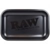RAW ROLLING TRAY MATTE BLACK MED 27.5 X 17.5 X 2
