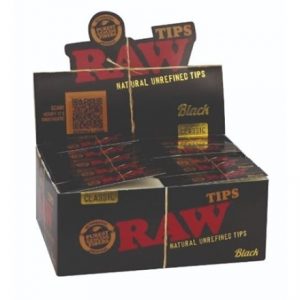 RAW BLACK - PAPER TIPS -