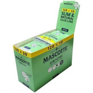 MASCOTTE - 6MM SLIM FILTER TIPS 120+30 -