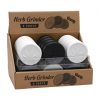 PLASTIC GRINDER SOFT TOUCH - BLACK AND WHITE