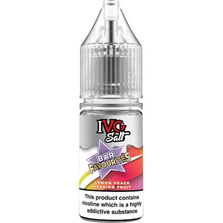 IVG BAR FAV 10ML NIC SALTS 10MG - LEMON PEACH PSN