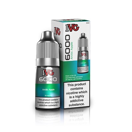 IVG 6000 10ML NIC SALT 10MG - ARCTIC APPLE