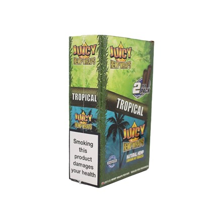 JUICY - HEMP BLUNT WRAPS - TROPICAL - 25PK