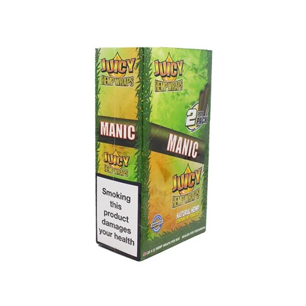 JUICY - HEMP BLUNT WRAP - MANIC - 25PK