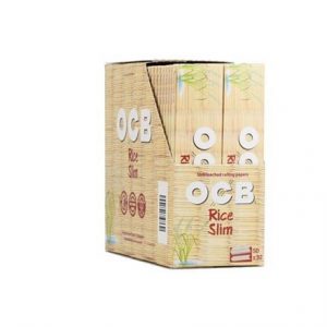 OCB - RICE SLIM UNBLEACHED K/S PAPERS - 50PK