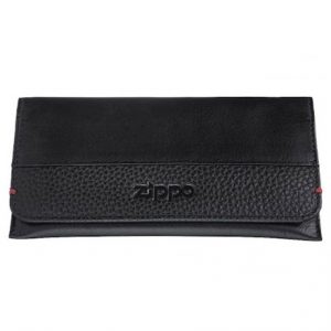 ZIPPO - BLACK NAPPA TOBACCO POUCH ONE