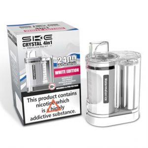 SKE CRYSTAL 2400 POD KIT - WHITE EDITION