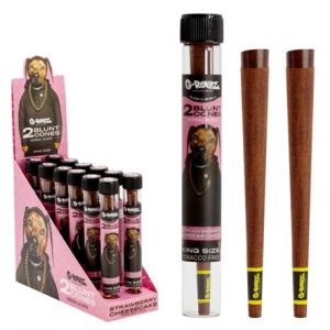 G-ROLLZ - PR BLUNT CONES STRWBR CHEESECAKE 2 X 12