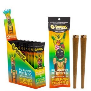 G-ROLLZ - HEMP CONES FLAVOUR FIESTA  X 12