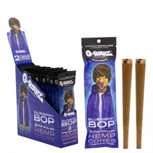 G-ROLLZ - HEMP CONES BLUEBERRY BOP  X 12