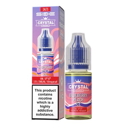 SKE CRYSTAL - 10ML NIC SALTS BLUE PEACH ICE - 20MG
