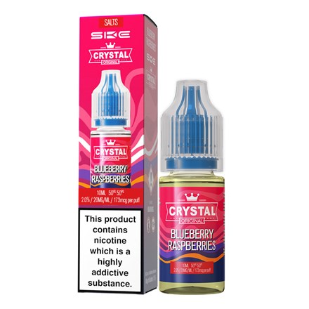 SKE CRYSTAL - 10ML NIC SALTS BLUEBERRY RASP - 20MG
