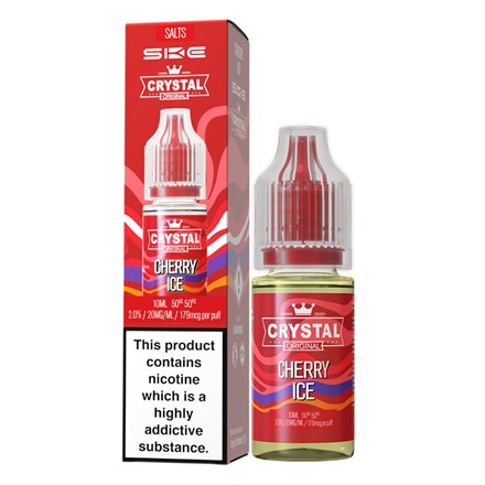 SKE CRYSTAL - 10ML NIC SALTS CHERRY ICE - 20MG