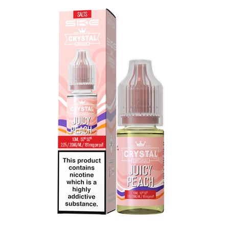 SKE CRYSTAL - 10ML NIC SALTS JUICY PEACH - 20MG