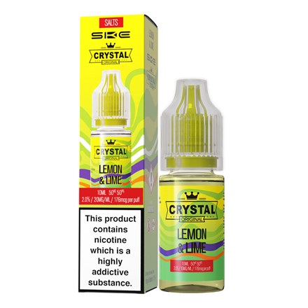 SKE CRYSTAL - 10ML NIC SALTS LEMON & LIME - 20MG