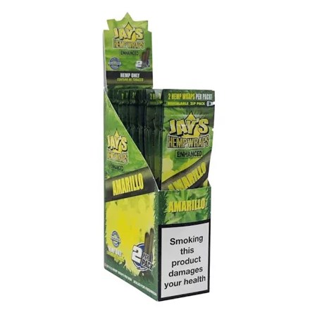 JUICY - HEMP BLUNT WRAP - AMARILLO- 25PK