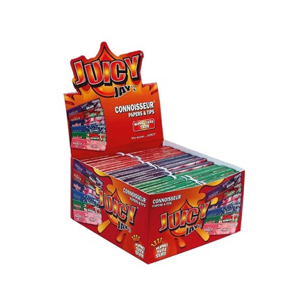 JUICY JAY CONNOISSEUR KING SIZE PAPERS & TIPS-24PK
