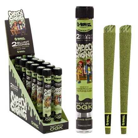 G-ROLLZ - CC BLUNT CONES NATURAL OGK  X 12