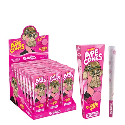 G-ROLLZ APE CONES - BUBBLE GUM 3'S -
