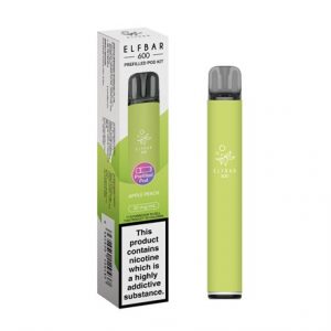 ELFBAR 600 PUFF POD KIT - APPLE PEACH