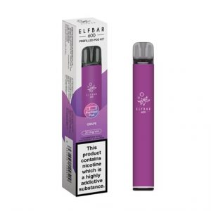 ELFBAR 600 PUFF POD KIT - GRAPE