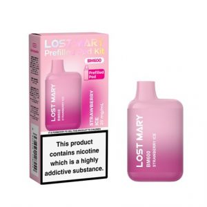 LOST MARY BM600 POD KIT 20MG - STRAWBERRY ICE