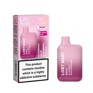 LOST MARY BM600 POD KIT 20MG - BLUEBERRY SOUR RASP