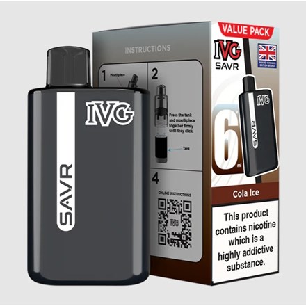 IVG SAVR 3000 PUFF POD KIT - COLA ICE