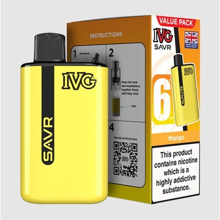 IVG SAVR 3000 PUFF POD KIT - MANGO