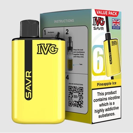 IVG SAVR 3000 PUFF POD KIT - PINEAPPLE ICE