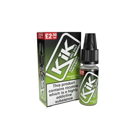 KIK NIC SALT LIQUID 10ML 20MG - KIWI PASSION GUAVA