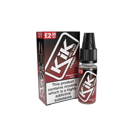 KIK NIC SALT LIQUID 10ML 20MG - CHERRY