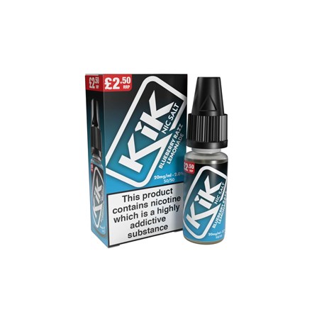 KIK NIC SALT LIQUID 10ML 20MG - BLUBERRY RAZZ LEMN