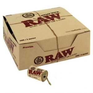RAW HEMP WICK 10FT /3M - 40 ROLLS
