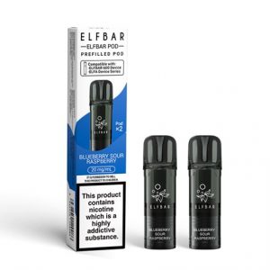 ELFBAR 600 PODS - BLUEBERRY SOUR RASPBERRY - 2 PK