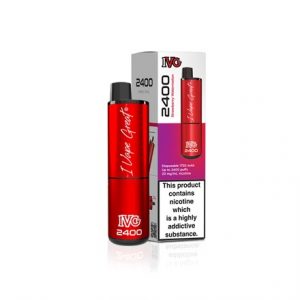IVG 2400 RECHARGE VAPE KIT 20MG - STRAWBERRY WTRML