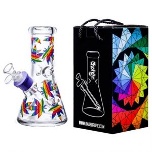 CHONGZ - 20CM RAINBOW GLASS WATERPIPE