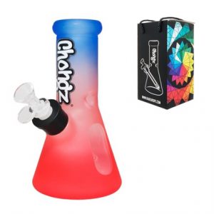 CHONGZ - 20CM RED GLASS WATERPIPE